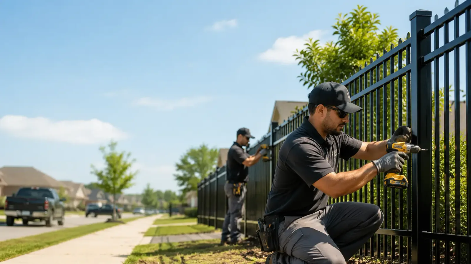 Metal Fence Installation in Old Bethpage, NY